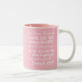 Jeremiah 29:11 Tasse der Christlichen Inspiration