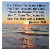 JEREMIAH 29:11 UHR FLIESE (Vorderseite)