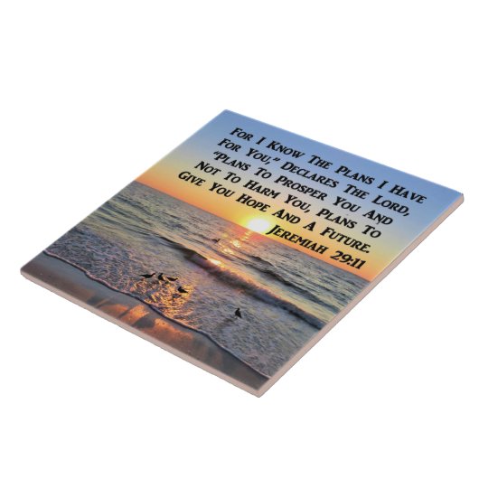 JEREMIAH 29:11 UHR FLIESE (Seite)