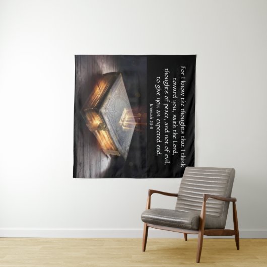 Jeremiah 29:11 wandteppich (Beispiel (Horizontal))