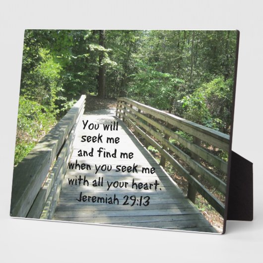 Jeremiah 29:13 fotoplatte (Seite)