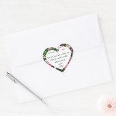 Jeremiah 29:13 Herz-Aufkleber (Umschlag)