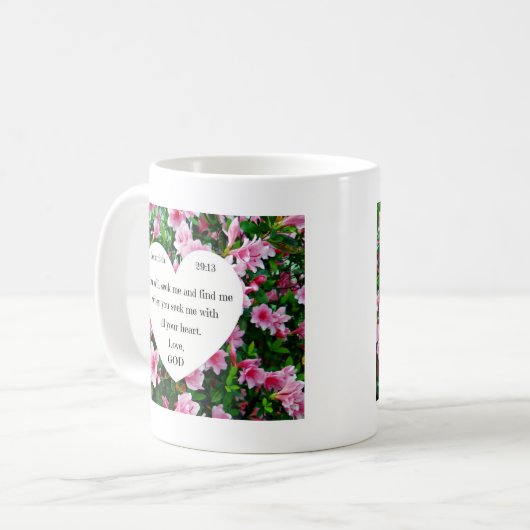 Jeremiah 29:13 kaffeetasse (Vorderseite Links)