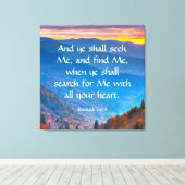 Jeremiah 29:13 leinwanddruck (Insitu (Holzboden))