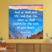 Jeremiah 29:13 leinwanddruck (Insitu (Wohnzimmer))