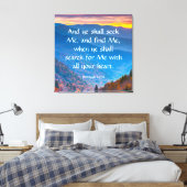 Jeremiah 29:13 leinwanddruck (Insitu (Schlafzimmer))