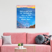 Jeremiah 29:13 leinwanddruck (Insitu (Wohnzimmer))