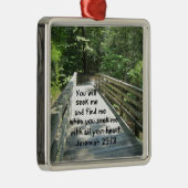Jeremiah 29:13 ornament aus metall (Rechts)