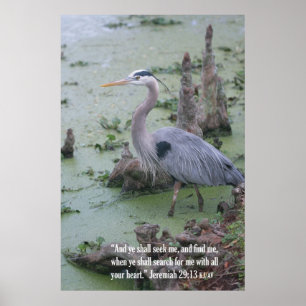 Jeremiah 29:13 Schrift Drucken Poster