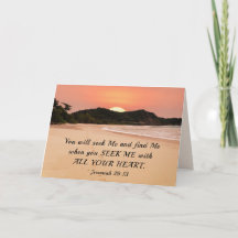 Jeremiah 29:13 Seek Me with all Your Heart Bible