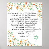 Jeremiah 29 Sie werden nach mir suchen und finden Poster (Vorne)