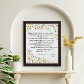 Jeremiah 29 Sie werden nach mir suchen und finden  Poster