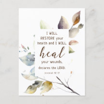 Jeremiah 30 17 Ich werde Ihre Gesundheit Bibel wie