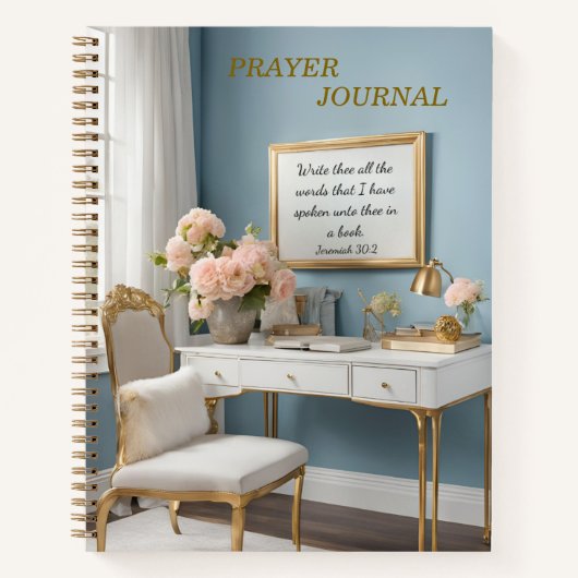 Jeremiah 30:2 Zeitschrift "Soft Cover Prayer" Notizblock (Vorderseite)
