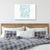 Jeremiah 31:13 Bibelverse KJV Wall Art Leinwanddruck (Insitu (Schlafzimmer))