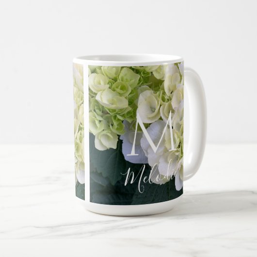 Jeremiah 31:3 Bläsermonogramm Bibel Verse Custom Kaffeetasse (VorderseiteRechts)