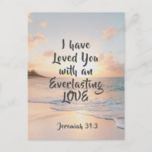 Jeremiah 31:3 Ich habe dich geliebt, Bibel Ocean S