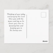 Jeremiah 31:3 Ich habe dich geliebt, Bibel Ocean S Postkarte (Rückseite)