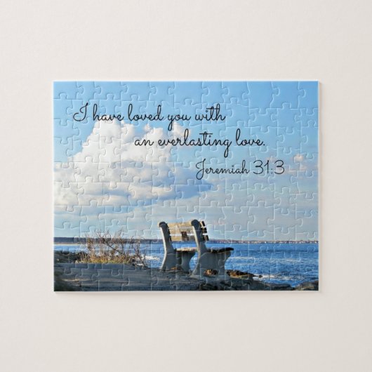 Jeremiah 31:3 Ich habe dich mit einem immerwährend Puzzle (Horizontal)