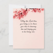 Jeremiah 31:3 Ich habe euch Bibel Verse Flat gelie Karte (Rückseite)