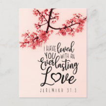Jeremiah 31:3 Ich habe euch Bibelverse geliebt