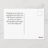 Jeremiah 31:3 Ich habe euch Bibelverse geliebt Postkarte (Rückseite)