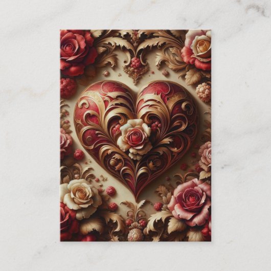 Jeremiah 31:3 KJV Karten - Herz der Freundlichkeit (Vorderseite)