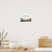 Jeremiah 32:27 Ist etwas zu schwer für mich? Poster (Küche)