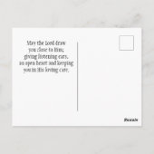 Jeremiah 32:27 Ist etwas zu schwer für mich? Postkarte (Rückseite)