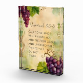 Jeremiah 33:3 Christlich Bibelverse Fotoblock (Rechts)