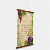 Jeremiah 33:3 Christlich Bibelverse Wandteppich Mit Holzrahmen (Gewinkelt)