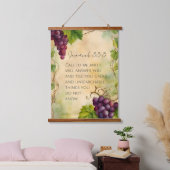 Jeremiah 33:3 Christlich Bibelverse Wandteppich Mit Holzrahmen (Schlafzimmer)