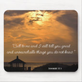 Jeremiah 33:3 Mousepad (Vorne)
