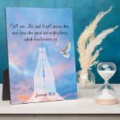 Jeremiah 33:3 Plaque Fotoplatte (Seite)