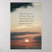 Jeremiah 33:3 poster (Vorne)