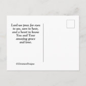 Jeremiah 33:3 Ruf an Ich werde dir antworten, Bibe Postkarte (Rückseite)