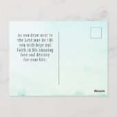 Jeremiah 33:3 Rufen Sie mich an und ich antworte I Postkarte (Rückseite)