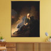 Jeremiah Lamenting the Destruction of Jerusalem Leinwanddruck (Insitu (Wohnzimmer))