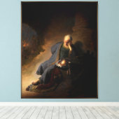 Jeremiah Lamenting the Destruction of Jerusalem Leinwanddruck (Insitu (Holzboden))