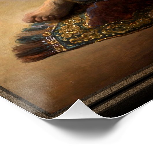 Jeremiah Lamenting the Destruction of Jerusalem Poster (Ecke)