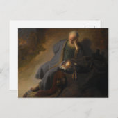 Jeremiah Lamenting the Destruction of Jerusalem Postkarte (Vorne/Hinten)