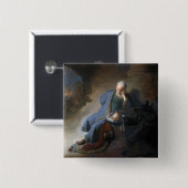 Jeremiah Lamenting über den Fall Jerusalems, Rembr Button (Vorne & Hinten)