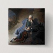 Jeremiah Lamenting über den Fall Jerusalems, Rembr Button (Vorderseite)