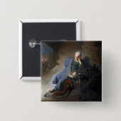 Jeremiah Lamenting über den Fall Jerusalems, Rembr Button (Vorne & Hinten)