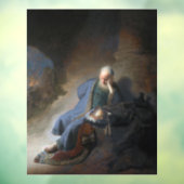 Jeremiah Lamenting über den Fall Jerusalems, Rembr Fensteraufkleber (Blatt 3)