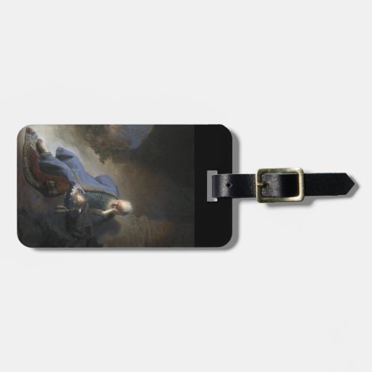 Jeremiah Lamenting über den Fall Jerusalems, Rembr Gepäckanhänger (Vorderseite horizontal)