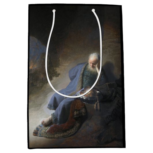 Jeremiah Lamenting über den Fall Jerusalems, Rembr Mittlere Geschenktüte (Vorderseite)