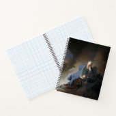 Jeremiah Lamenting über den Fall Jerusalems, Rembr Notizblock (Innenseite)