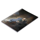 Jeremiah Lamenting über den Fall Jerusalems, Rembr Notizblock (Linke Seite)