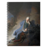 Jeremiah Lamenting über den Fall Jerusalems, Rembr Notizblock (Vorderseite)